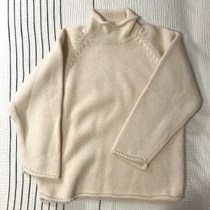 J Crew chunky mockneck sweater